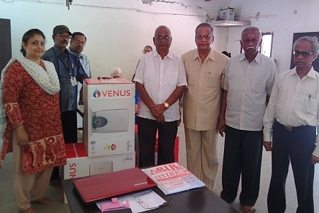 FIBRE delivered 3 Water Heaters to the differently-abled children near Chennai